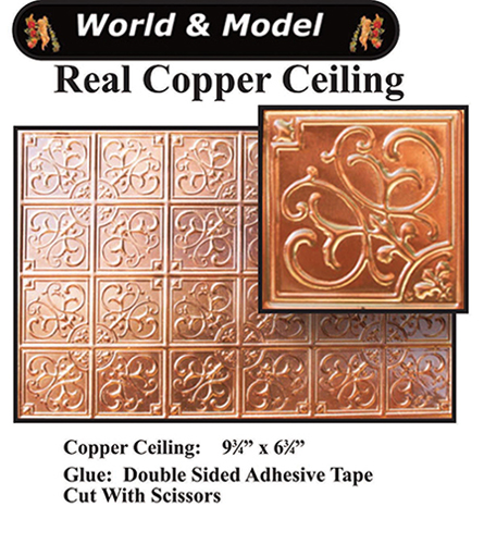 Miniature Copper Ceiling WM36002 - Click Image to Close